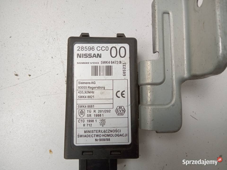 MODUŁ CENTRALNEGO ZAMKA NISSAN MURANO Z50 wielkopolskie Nowy Tomyśl sprzedam