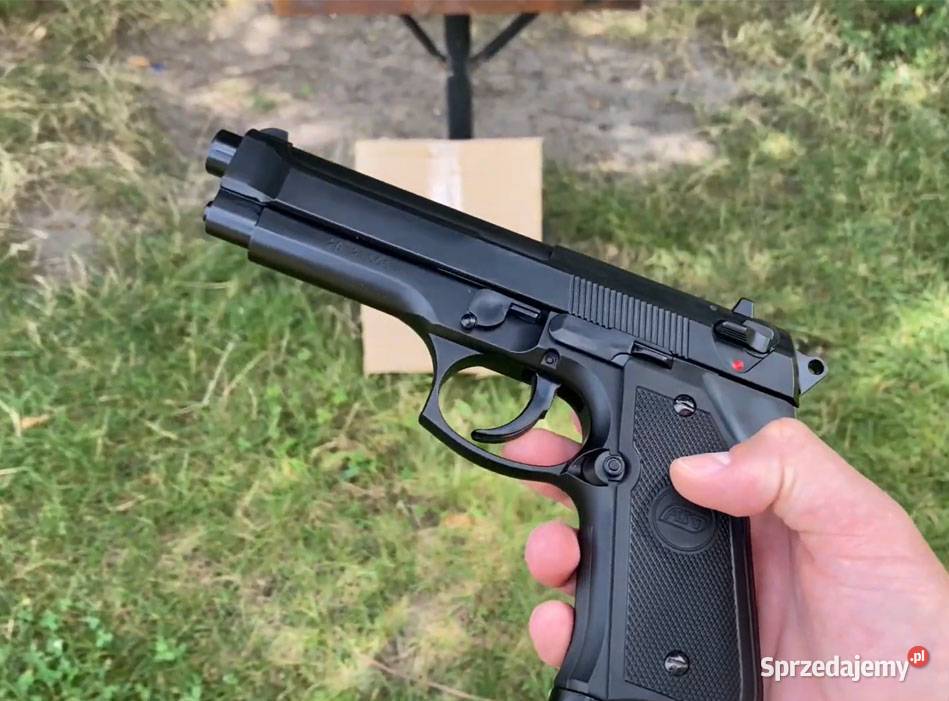 Pistolet ASG Black beretta na kulki plastikowe 6mm replika s