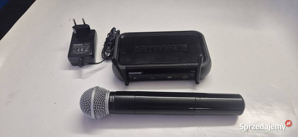 Shure PGX24SM 58 zestaw bezprzewodowy mikrofony Muzyka Konin