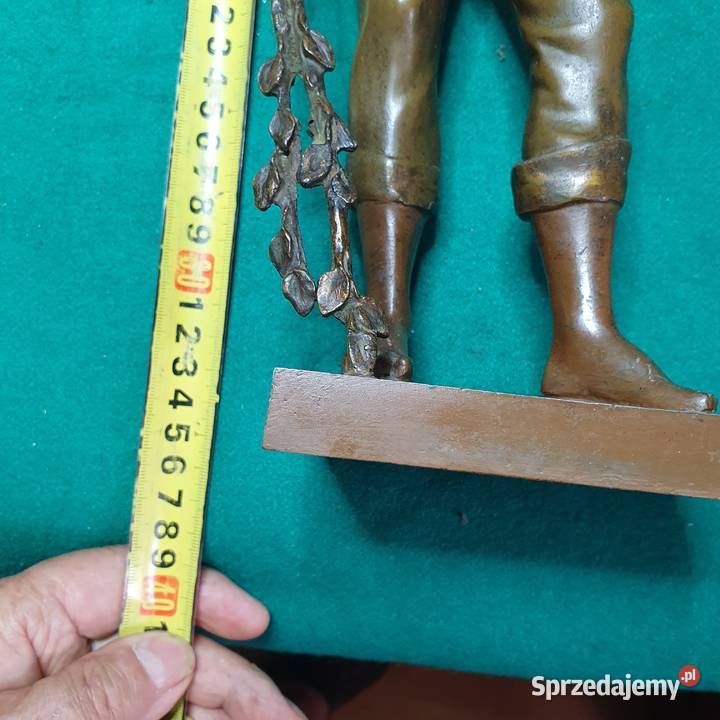 Figura ze starego zegara kominkowego 35 stop sprzedam