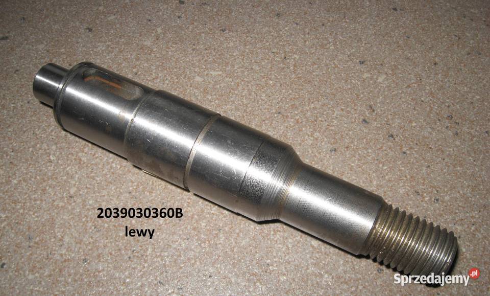 Wałek tarczy lewy gwint do rozsiewacza RCW Czekanów