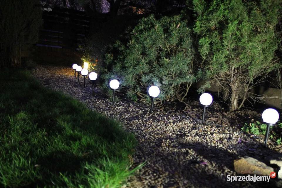 ZESTAW LAMPY SOLARNE KULA 10 sztuk Lampki mazowieckie