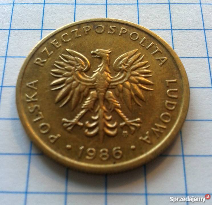 5 ZŁOTYCH 1986 POLSKA Piszczac