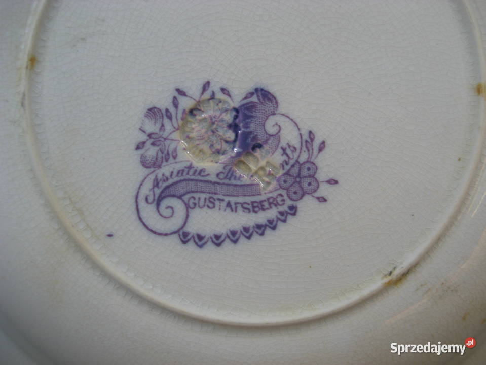Stary Talerz Dekoracyjny Gustafsberg mazowieckie Warszawa