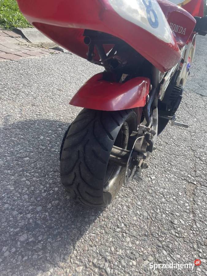 mini ścigacz pocket bike motorek spalinowy sportowy