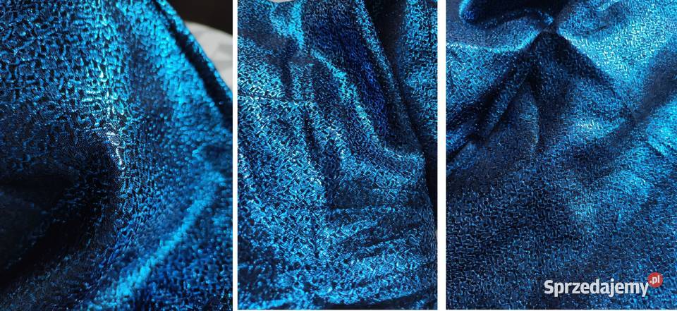 metaliczna rozszerzana karnawałowa sukienka