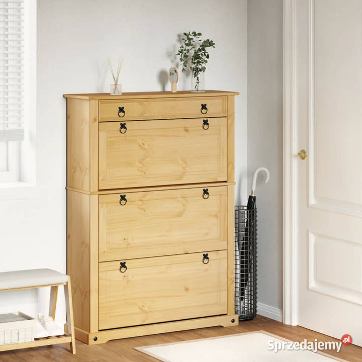 Szafka na buty Corona 99x32x138 lite drewno Warszawa