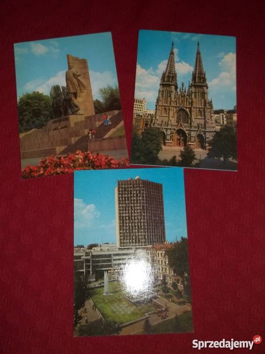 Pocztówki z Kijowa z 1985r zestaw 10nie zapisane Pocztówki i karty telefoniczne Łódź