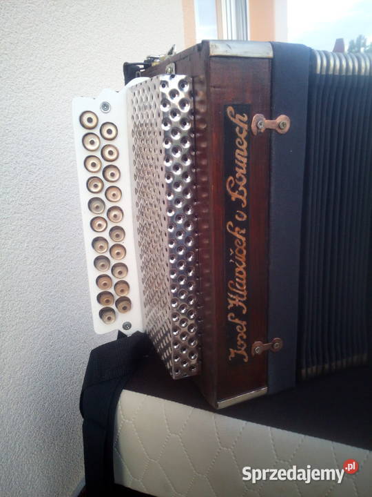 Akordeon Heligonka Jozef Hlavacek harmonijki Bobowa