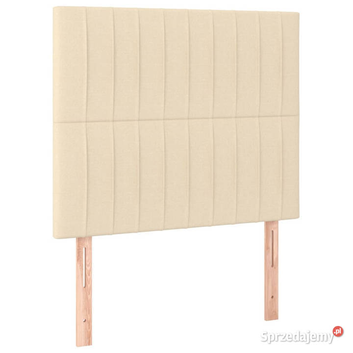 Zagłówek do łóżka z LED kremowy 80x5x118128 Warszawa
