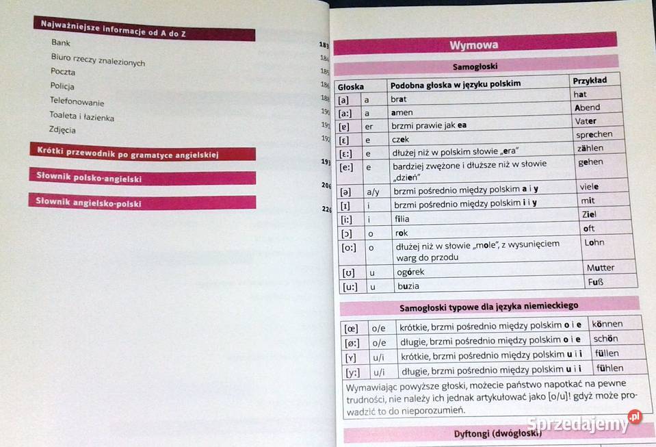 Rozmówki ilustrowane niemieckie PONS William lubelskie Chełm