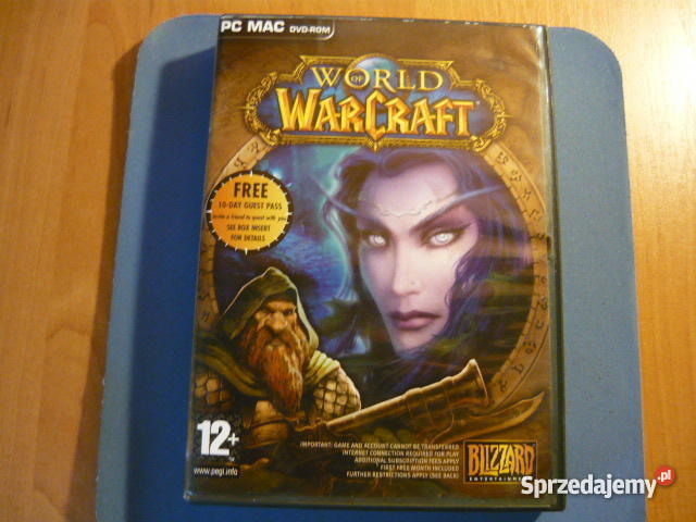 Gra Wordld Warcraft śląskie Myszków sprzedam