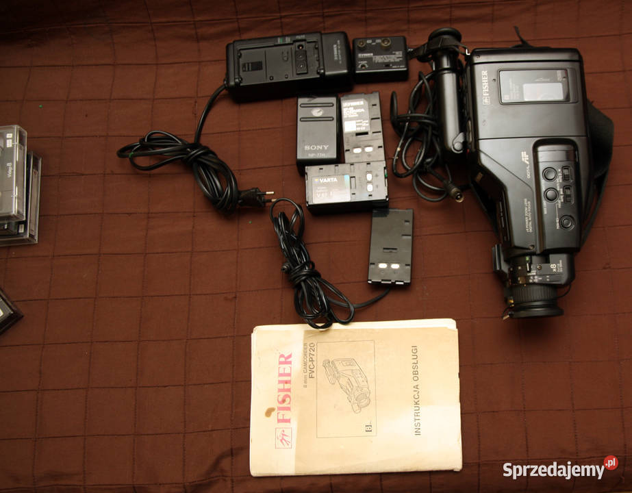 Kamera Video 8 akcesoriami Sosnowiec sprzedam