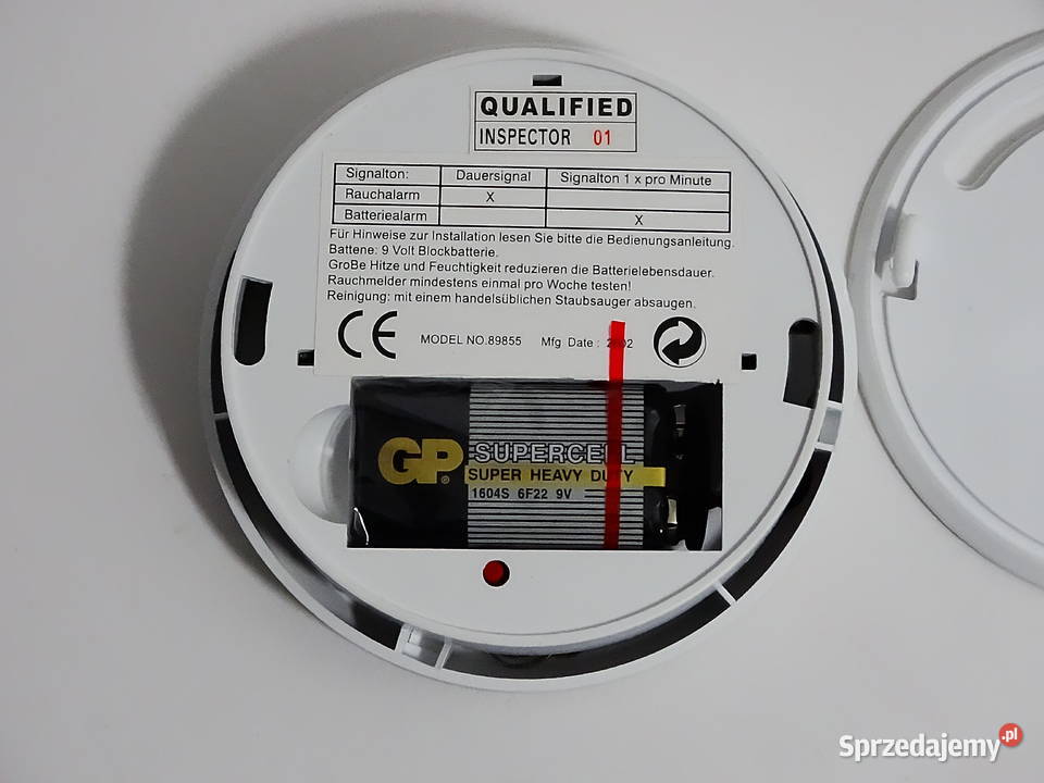 Fotoelektroniczny czujnik dymu model 89855 nowy Biłgoraj