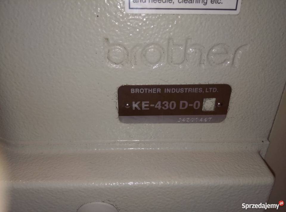 Ryglówka Brother z polem szycia 220V Pfaff Wałbrzych