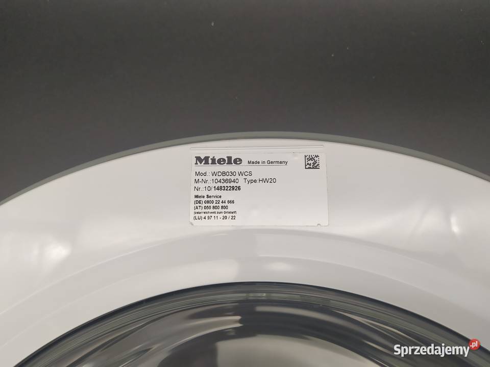 Bulajdrzwi pralki Miele W1 Jasienica