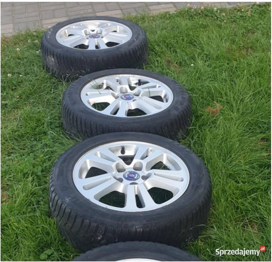 felgi saab 93 5x110 z oponami zimowymi Saab OE dolnośląskie Kłodzko