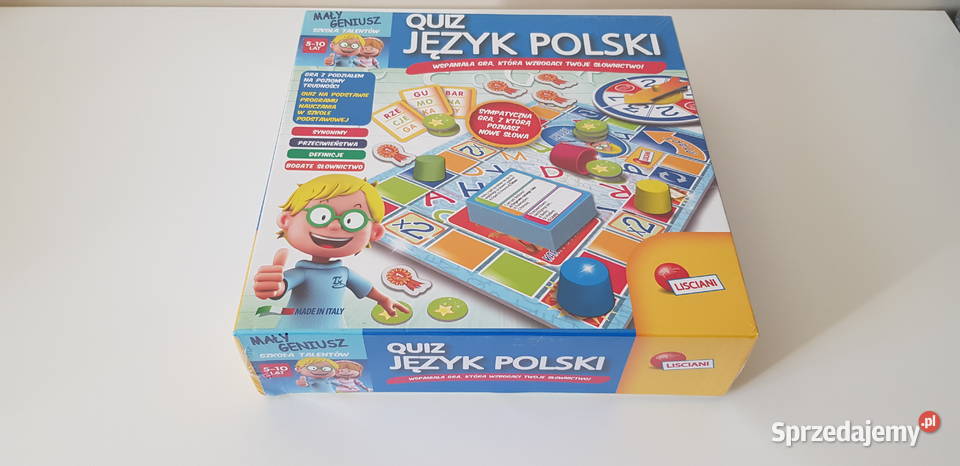 Nowa gra Lisciani Mały Geniusz Quiz Język Polski Warszawa