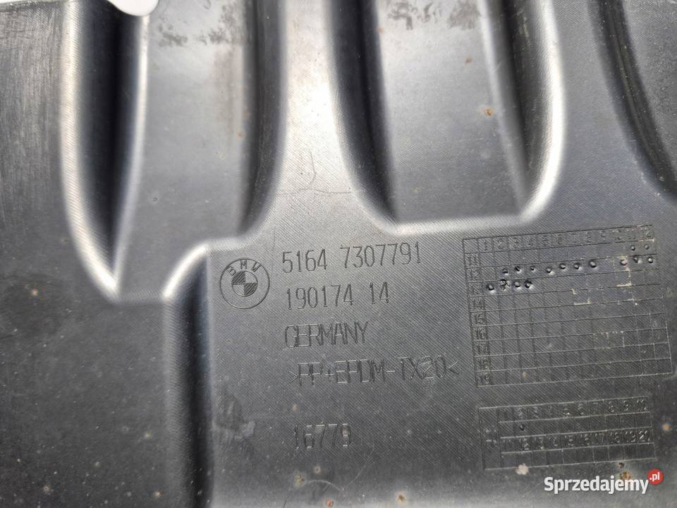 BMW X1 E84 OSŁONA OBUDOWA DOLNA TYLNA PODWOZIA osobowe