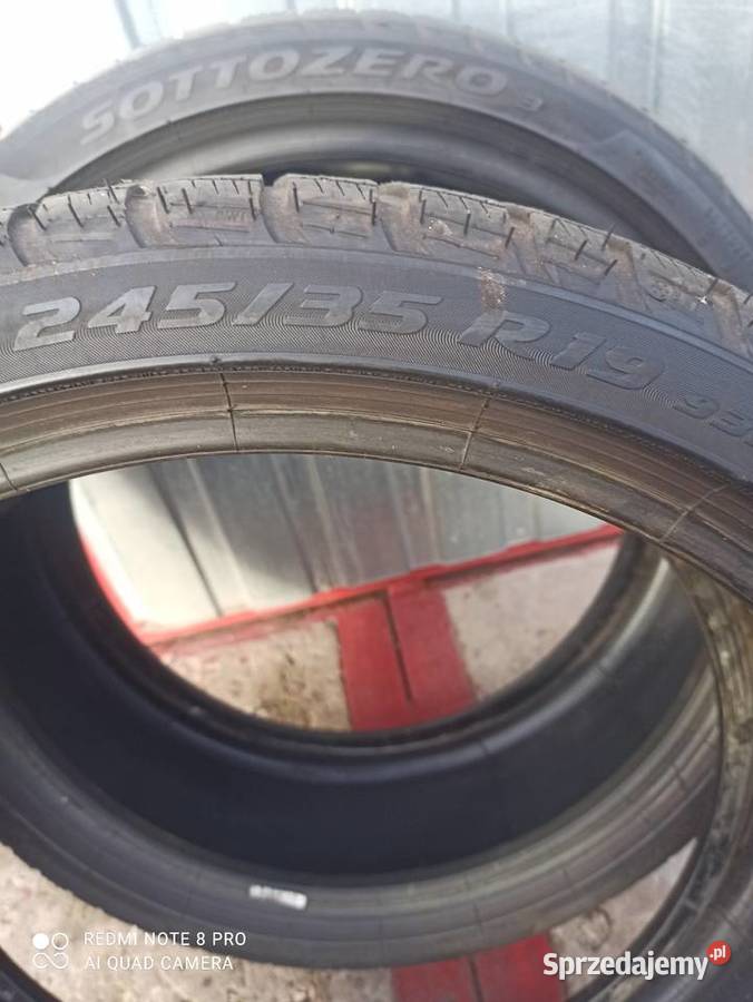 Opony zimowe Pirelli Sottozero 3 24535 R19 dwie Kielce