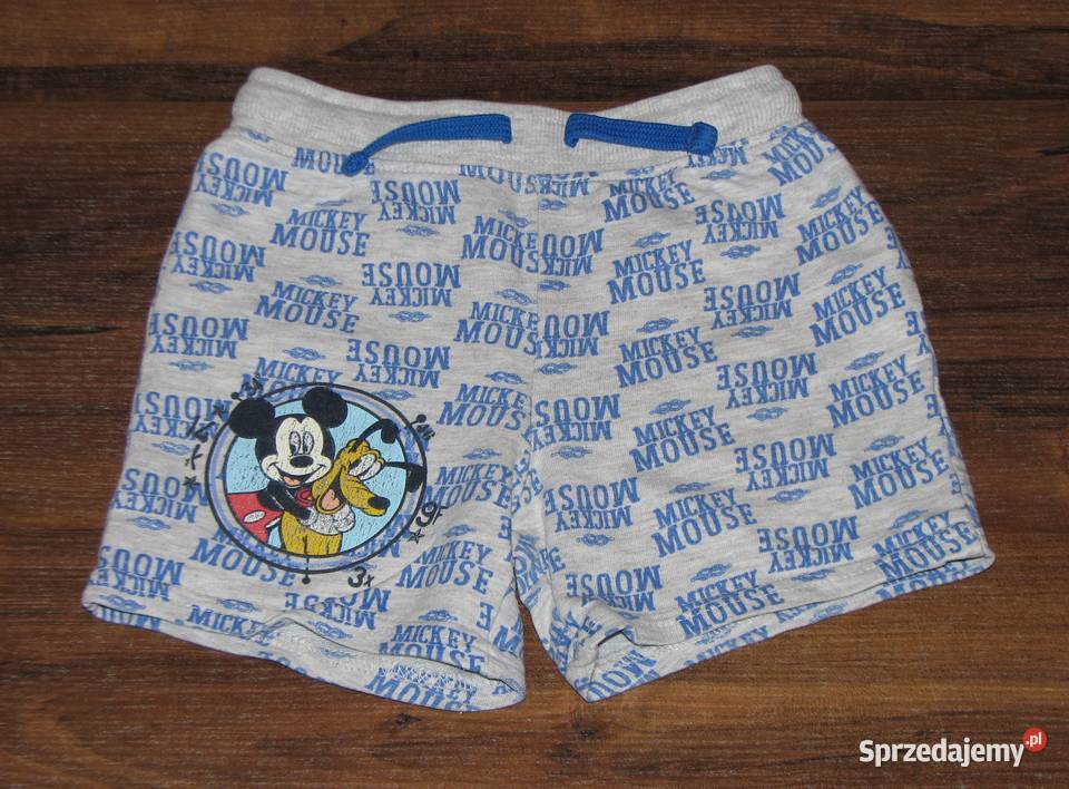 Disney Baby spodenki z myszką Mickey 92 niebieski Spodnie