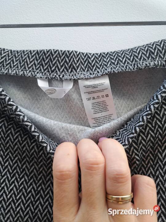 Czarnobiała spódnica ołówkowa Pepco S Trąbki Wielkie