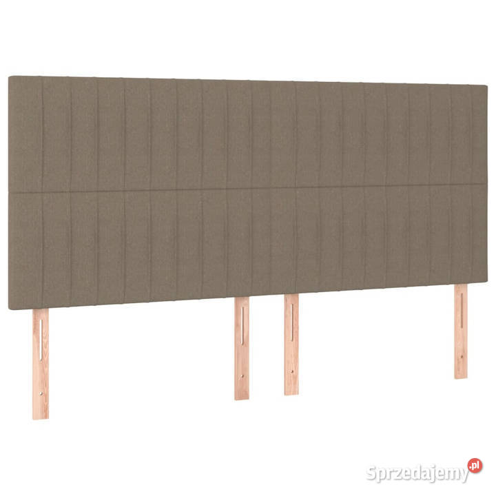 Zagłówek do łóżka z LED taupe 180x5x118128 Warszawa