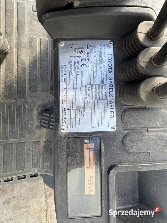 Wózek widłowy Toyota 02 8FGF18 Triplex 470m wielkopolskie Kuchary sprzedam