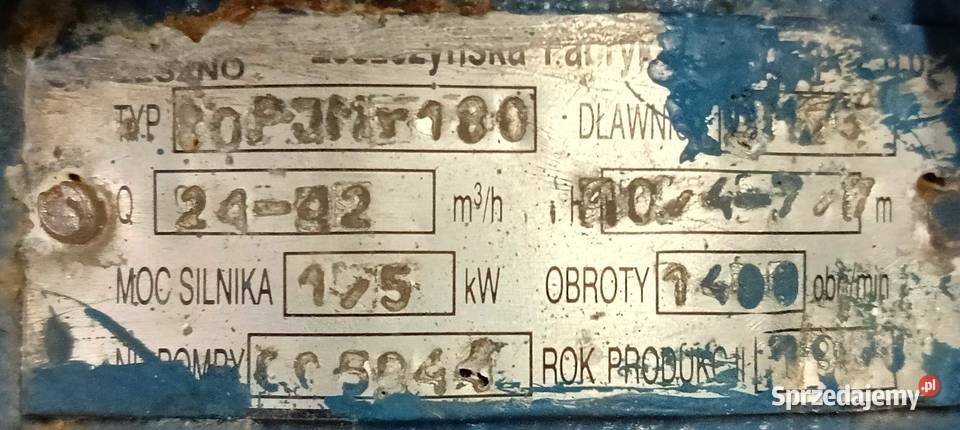 Pompa wodna 80PJMr180 Skierniewice sprzedam