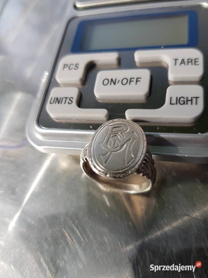 SrebroPiękny sygnet Pani Pana srebro Barlinek