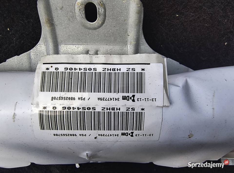Citroen DS5 Kurtyna airbag 9802565780 lewa świętokrzyskie Kakonin