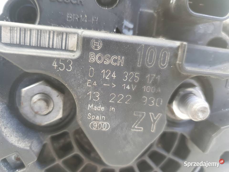 ALTERNATOR Opel Corsa D 12 16V 100A ZY osobowe sprzedam
