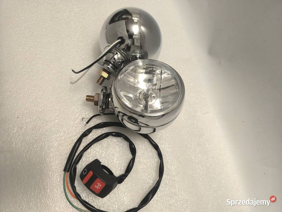 Lampy Boczne Lightbary Metal Chrom Chopper Części i akcesoria motocyklowe śląskie Racibórz