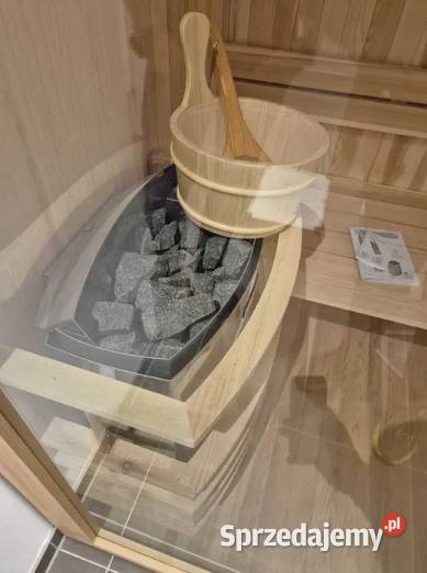Sauna Fińska sucha przeszklona szklana piec 6kv Głogów sprzedam