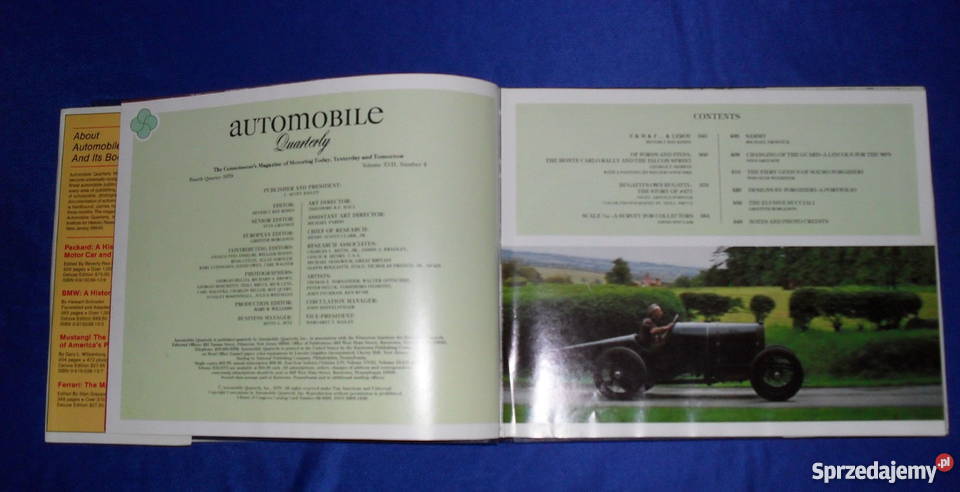KsiążkaAutomobile Quarterly volume 17 Number 4 Łódź