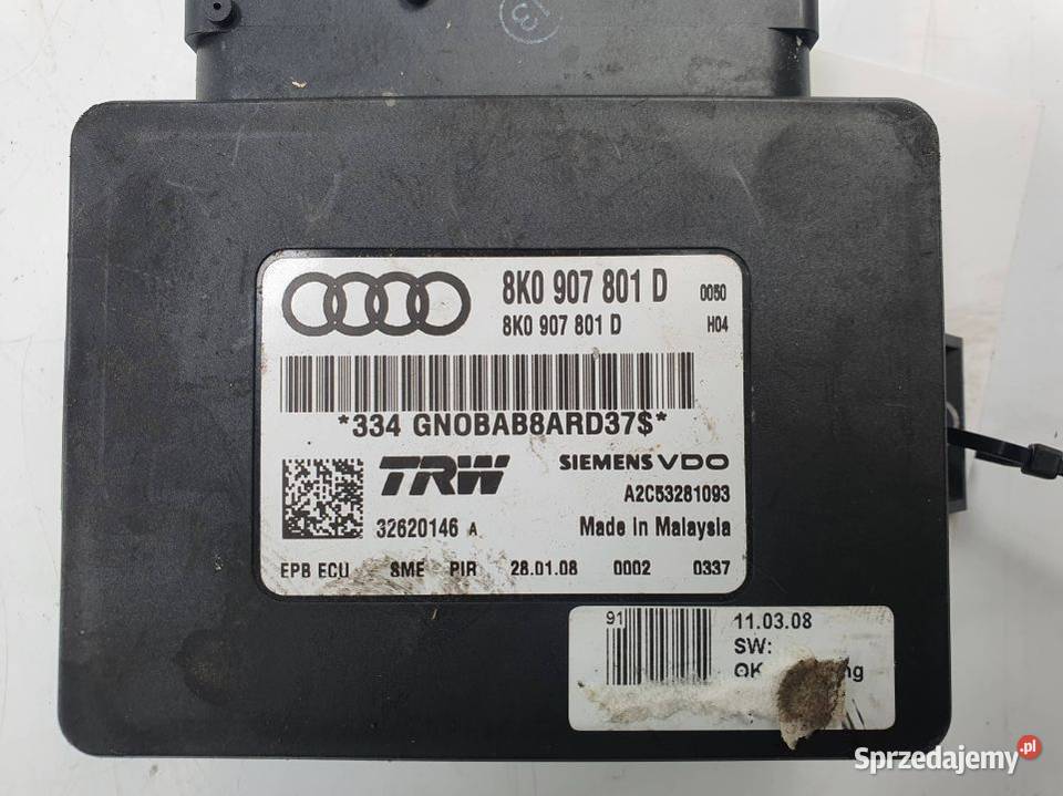 MODUŁ AUDI A5 8K0907801D kujawsko-pomorskie Lipno