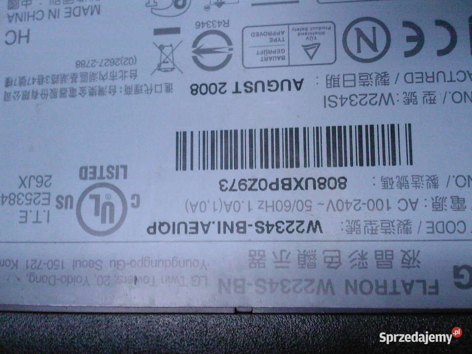 Flatron W2234SBNIAEUIQP stan nieznany Knurów