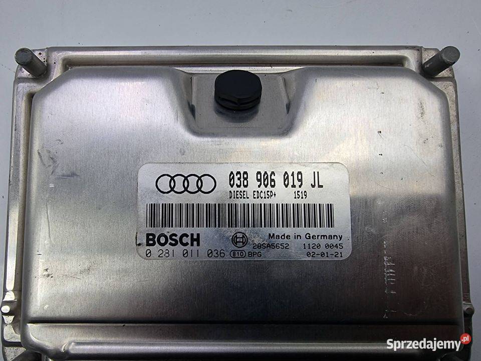 KOMPUTER SILNIKA ECU AUDI A4 B6 038906019JL kujawsko-pomorskie Lipno