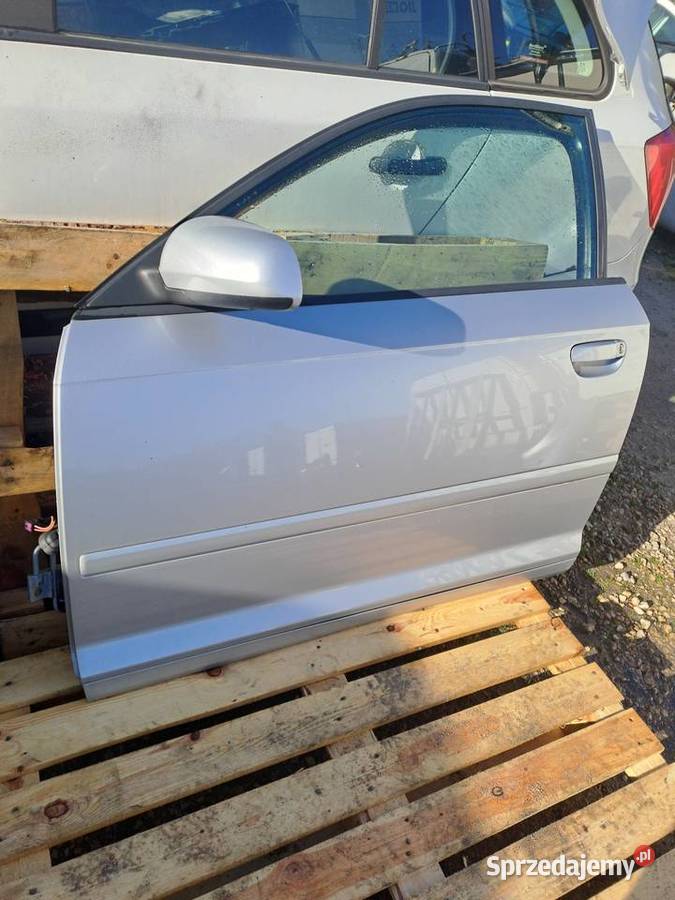 Audi A3 8P 3D drzwi kompletne kod lakieru LY7W osobowe śląskie Jastrzębie-Zdrój sprzedam