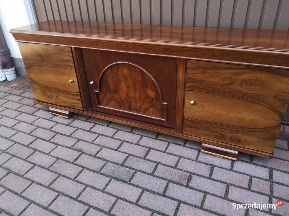 Komoda ARTDECO Niska Orzech RTV Solidna 186