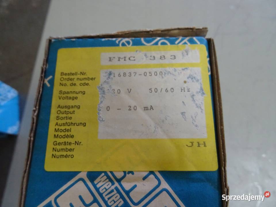 PRZETWORNIK POMIAROWY ENDRESSHAUSER FMC 383 Wąchock