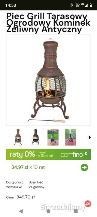 Grill ogrodowy tarasowy Ostojów