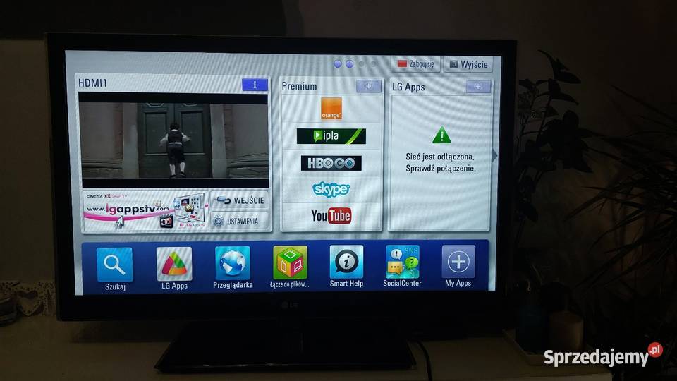 Telewizor LED LG Cinema 3D Smart TV 42LW5500 42cale Wrocław sprzedam