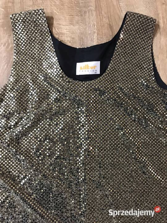 Złota bluzkatop 46 Hajnówka