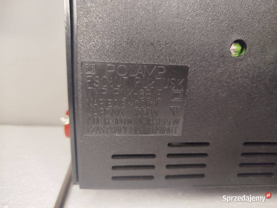 Polska Lampa kwarcowa Polamp PLK 88E PRL Zgierz