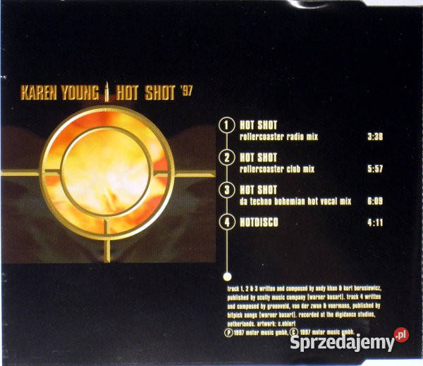Karen Young Hot Shot 97 CD Single Krynica-Zdrój sprzedam