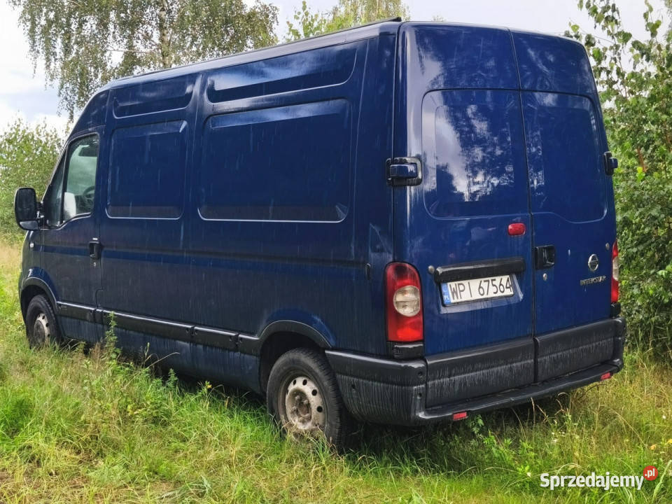 Nissan Interstar 2006r 25 Diesel Blaszak Warszawa sprzedam