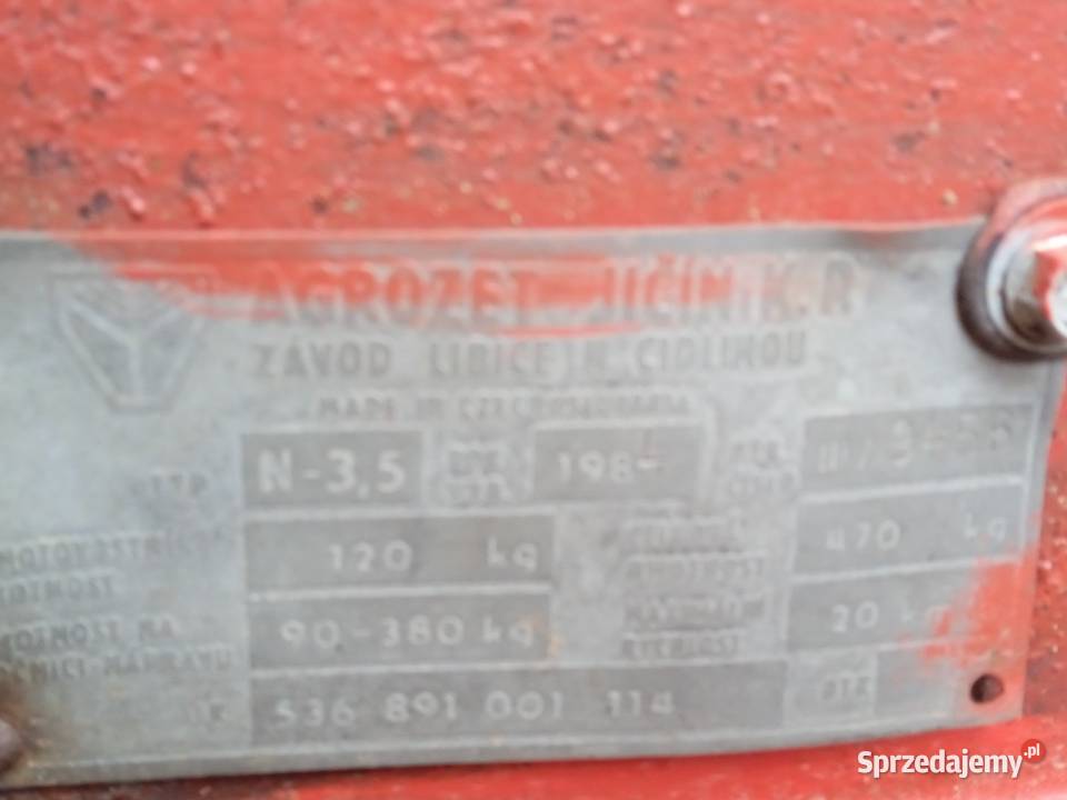 Przyczepka do MF 70 traktorka 1 osiowego Limanowa