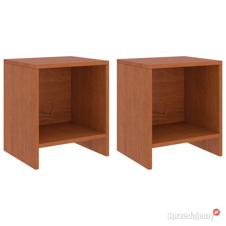 Szafki nocne 2 miodowy brąz 35x30x40 drewno mazowieckie Warszawa