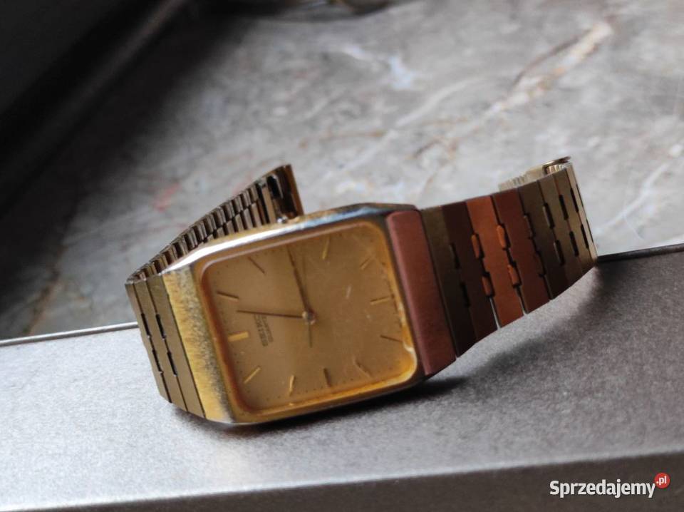 seiko quartz okazja unikat zegarek złota Kielce